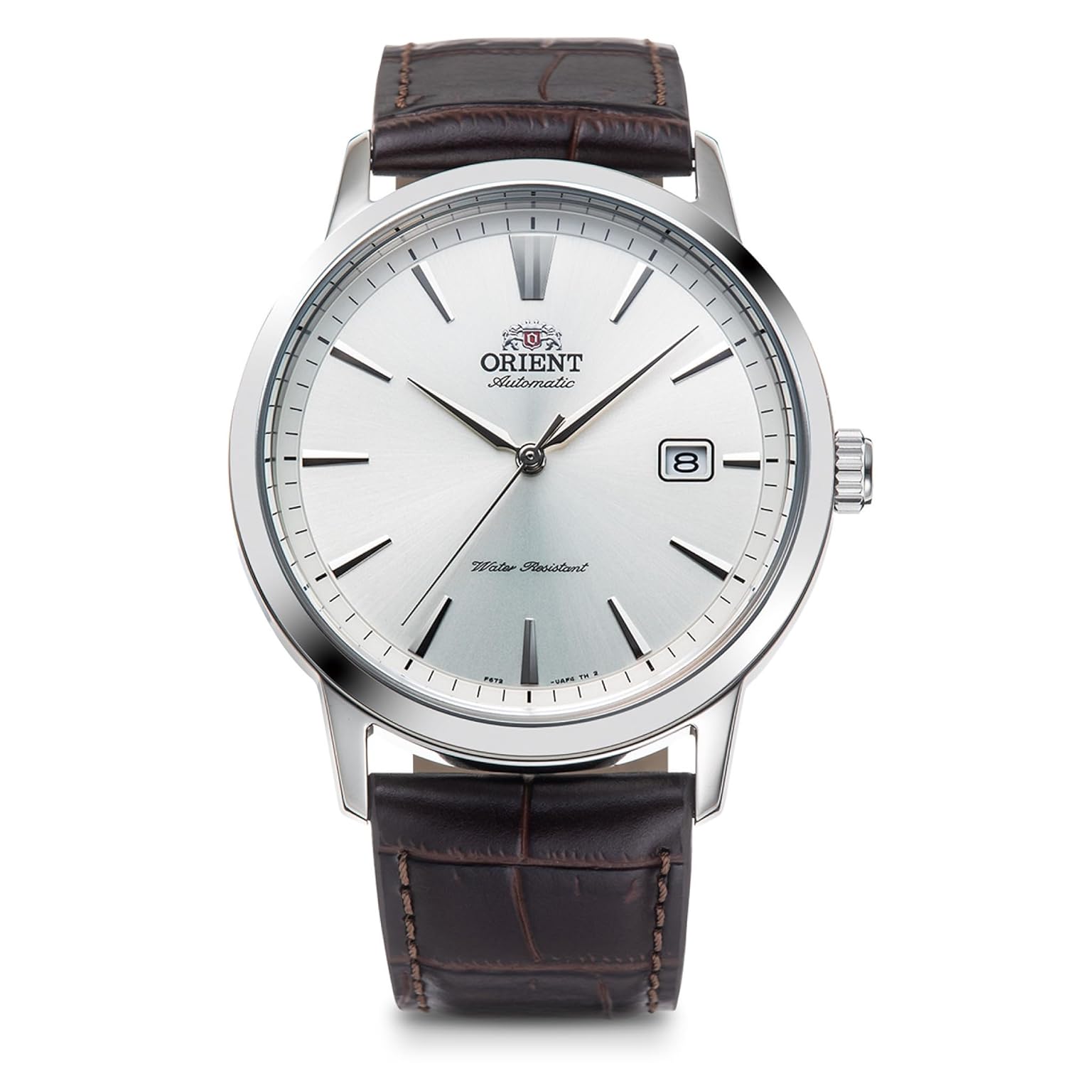ORIENT automatic wristwatch mechanical domestic manufacturer warranty RN-AC0F07S mens white silver