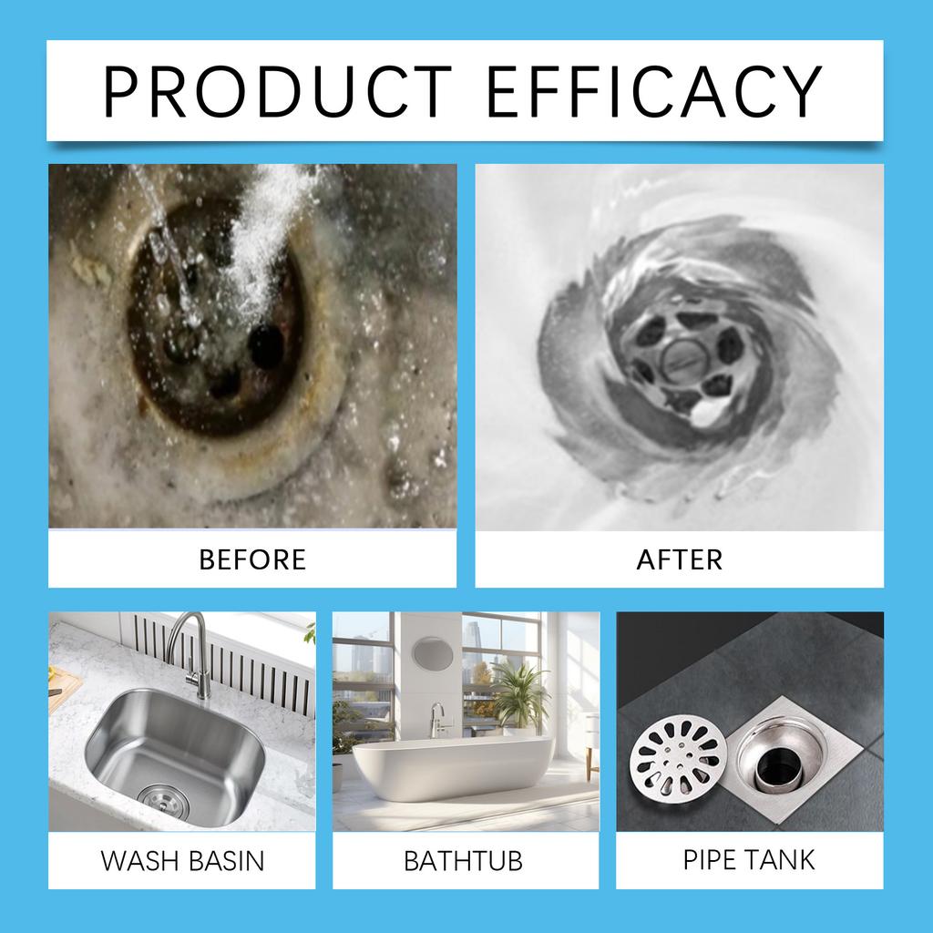 Cleaning Agent Hair And Oil Residue From Drains And Effectively Cleans Various Scenarios Of Clogged,300ML