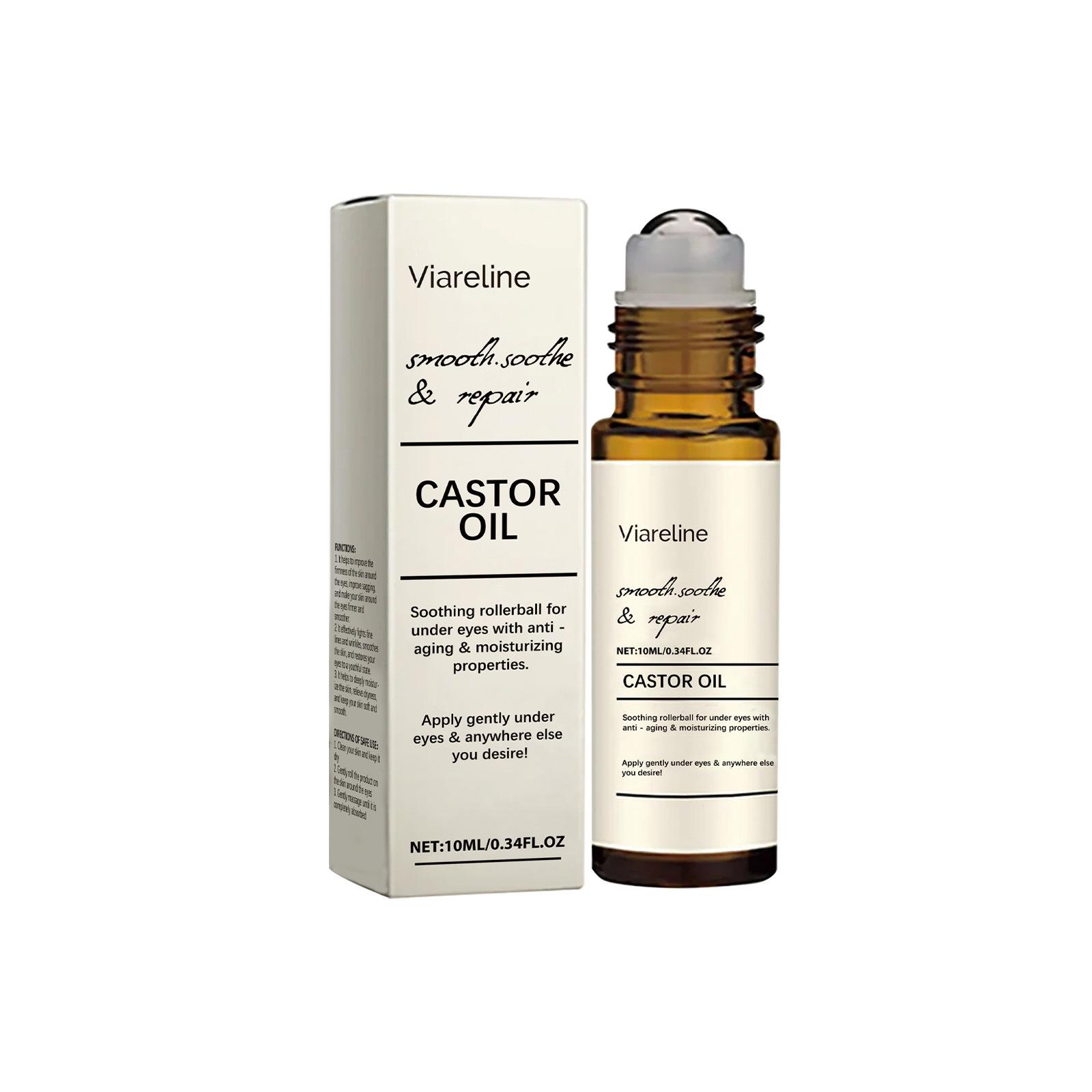 VIARELINE Eye Roller: Softening, Moisturizing, and Gentle Massage Essential Oil for Daily Eye Area Hydration.
