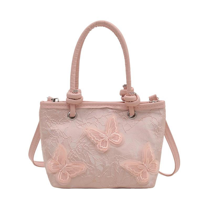 Spring new high-value handbag, beautiful butterfly niche shoulder crossbody bucket bag