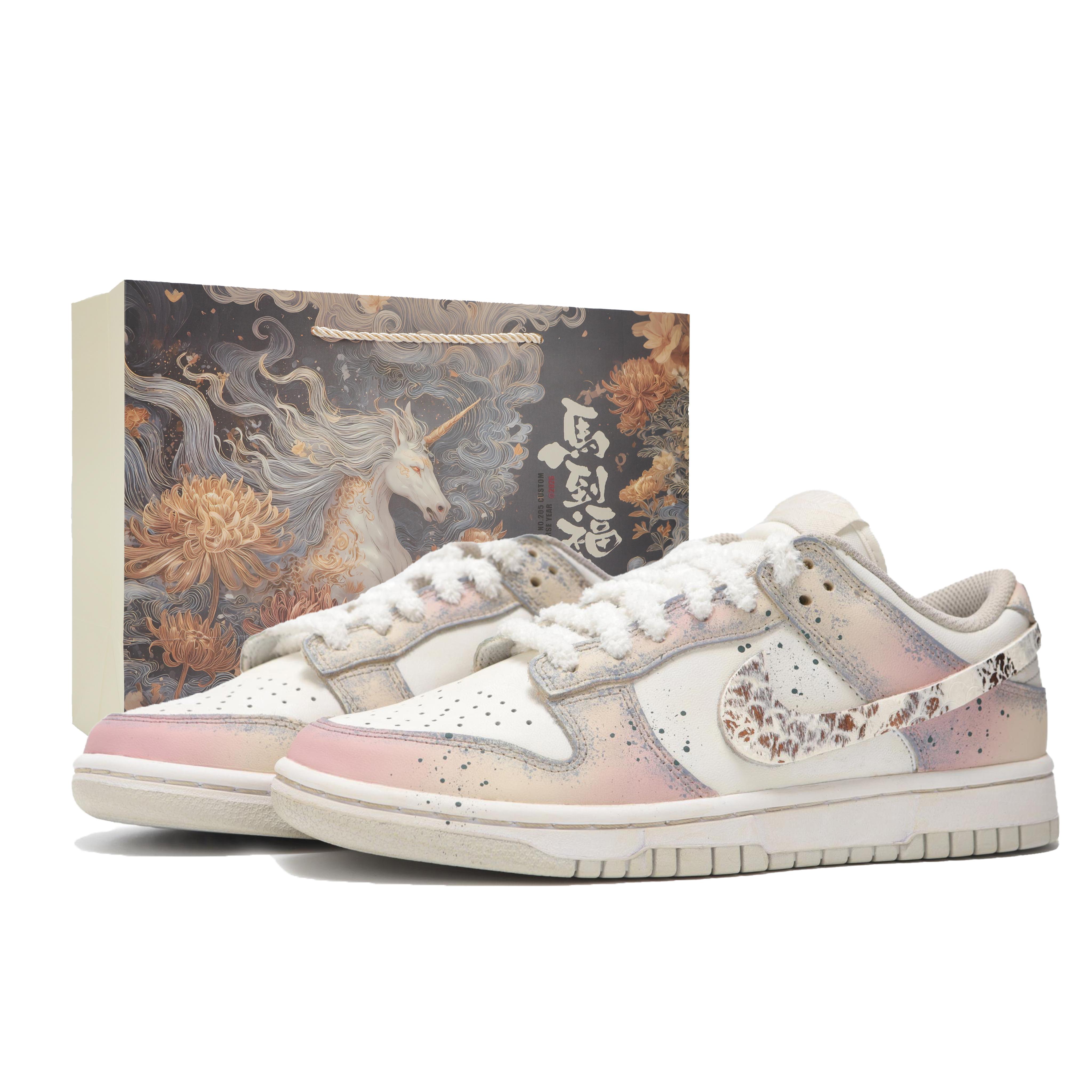 

Nike Dunk Cushioning Low top Skateboard Shoes Men s Pastel Pink HF5441-105(Team24-S-BOX) 42.5
