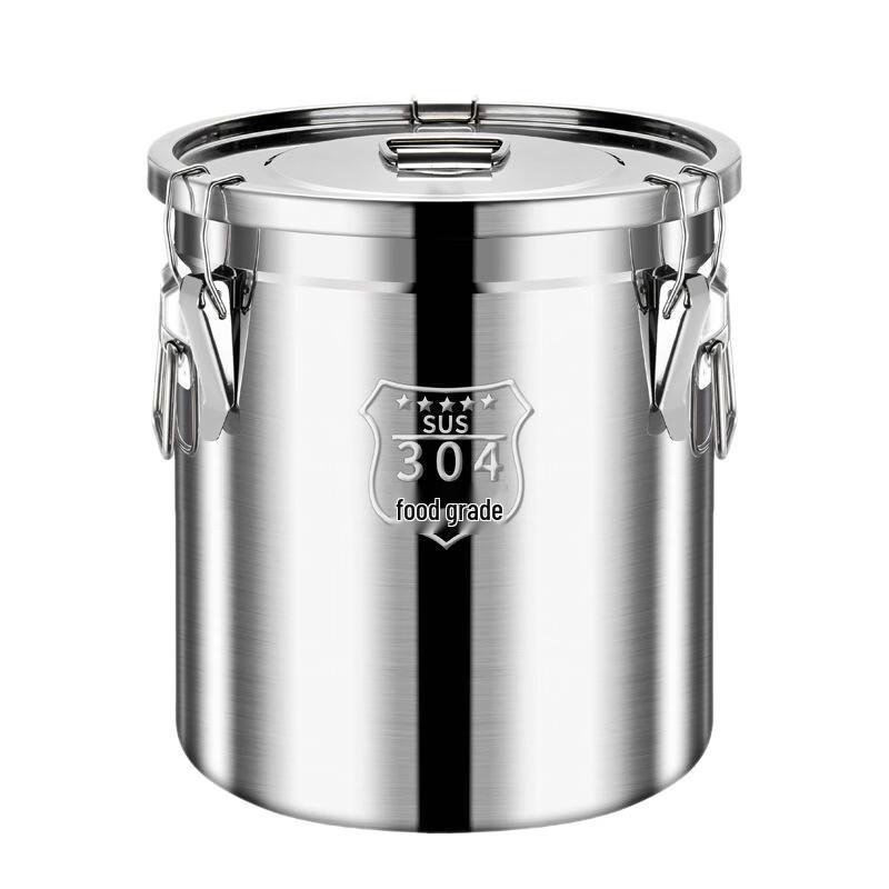 SPSR 304 Stainless Steel Sealed Storage Bucket