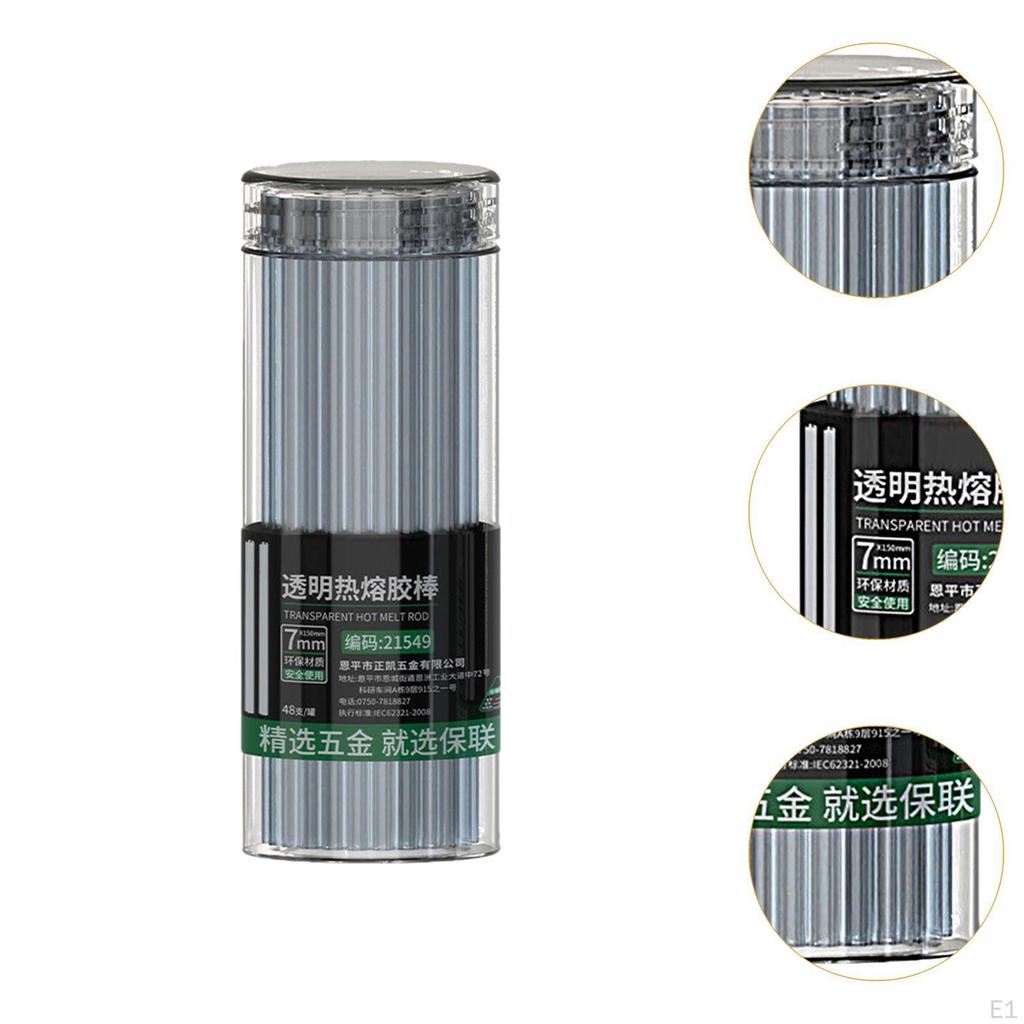 Glue Sticks All Purpose Heat Resistant Easy To Use Transparent Sturdy for Home Decorations