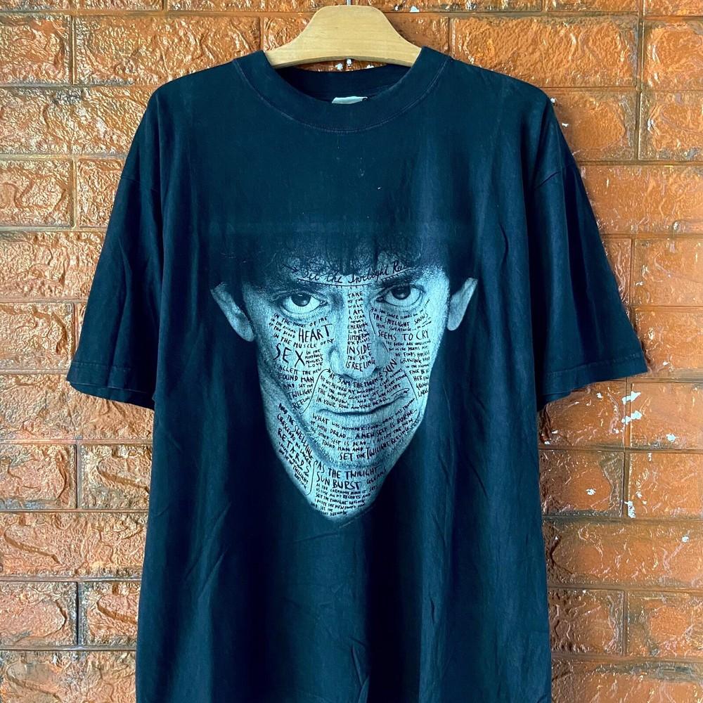 Vintage 90s Lou Reed  Hooky Wooky  1996 Album Tour T Shirt / Glam rock / Postpun Unisex T-Shirt M