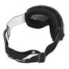 Outdoor Sport Skiing Safety Protective Anti Fog Double Layer Goggle Support Myopic Glasses(Black framefull vacuum