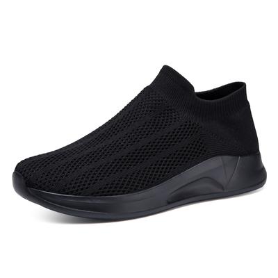 Męskie buty do biegania Dzianinowe buty do chodzenia Oddychające buty sportowe do biegania Lekkie buty treningowe casual do pracy, podróży, fitnessu