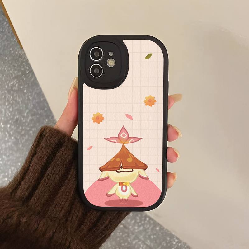 Coque de téléphone en cuir dur Aranara Genshin Impact pour iPhone 13 12 Mini 11 14 Pro Max Xs X Xr 7 8 Plus 6 6s Se 2022 coque en silicone
