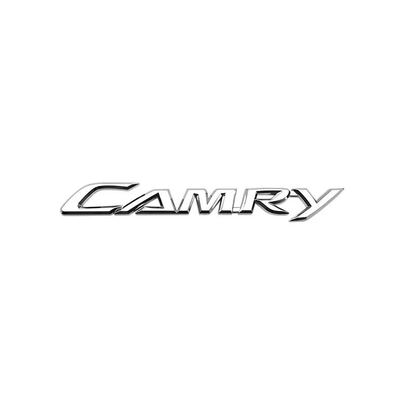 

3D ABS high quality for Toyota Camry car Letter front Emblem Rear tail trunk Decals badge sticker Decal styling car Accessories
