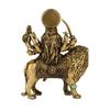 Brass Goddess Durga Maa Statue | 4" Maa Durga Idol Figurine Perfect for Worship and Blessings Gifting Purpose Sculpture