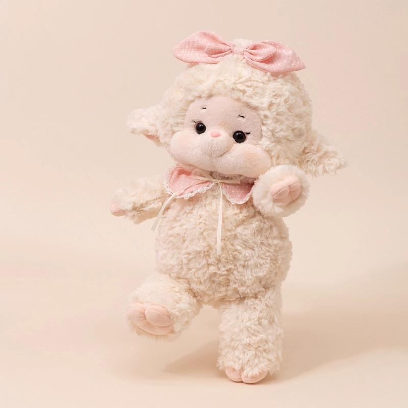 Lamb Doll Doll Cute Rabbit Plush Toy Sleeping Pillow Doll Boy and Girl Birthday Gift for Girlfriend