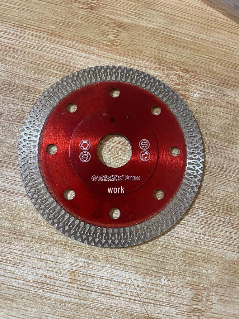 Thin Diamond Saw Blade for Ceramic & Stone Cutting – Corrugated, Sharp, All-Microcrystalline