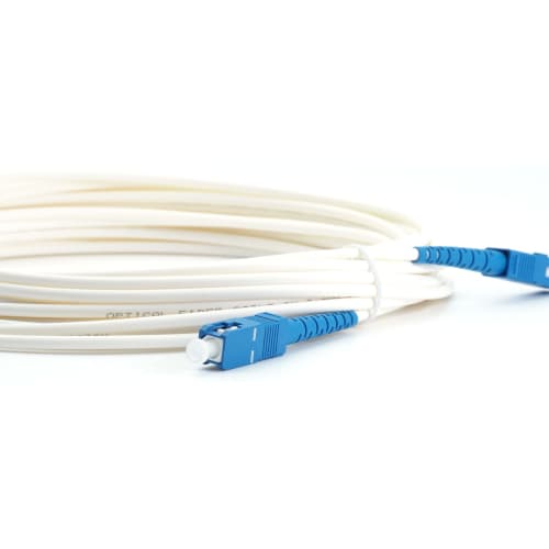 Optical Fiber Cable 3m ONU Optical Line Cable Termination Device Net Line In-Home Optical Wiring Cord Optical Cable SC Connector (White, 3m)