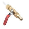 Valve Type Sandblaster Tool Featuring Brass Ball Valve and Connector Replacement for Efficient Rust and Paint Removal