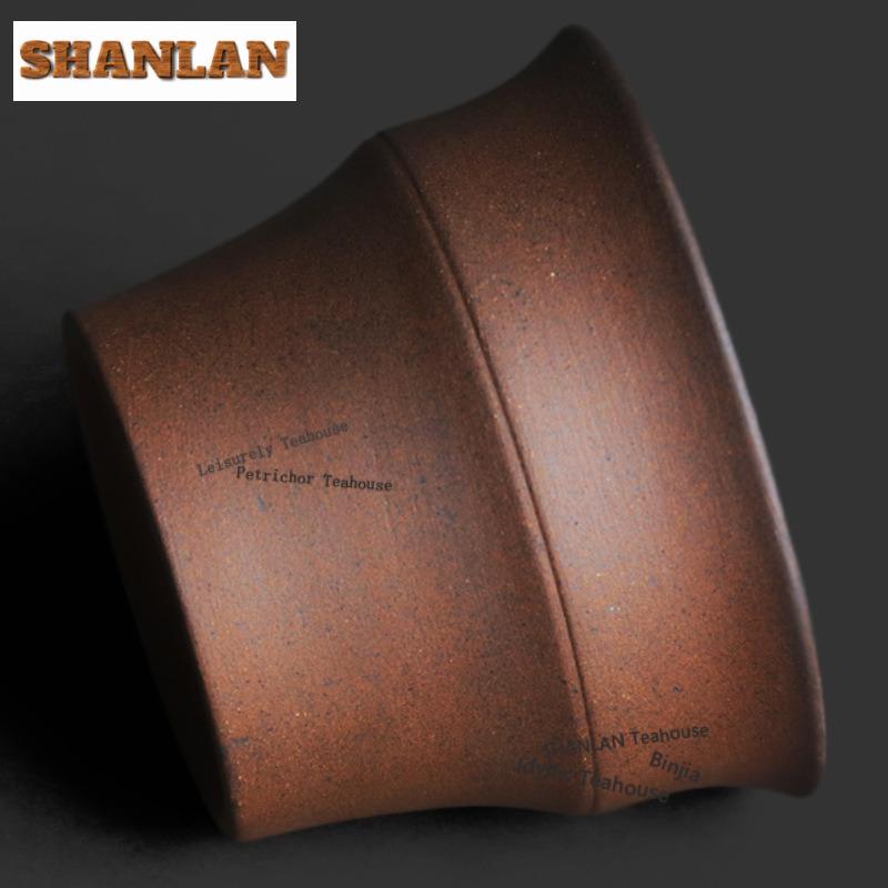 100ml Old Rock Clay Bamboo Joint Handle Coffee Mug Latte Cereal Mug Afternoon Tea Mug Coffee Milk Pot Office Water Cup Tea Items