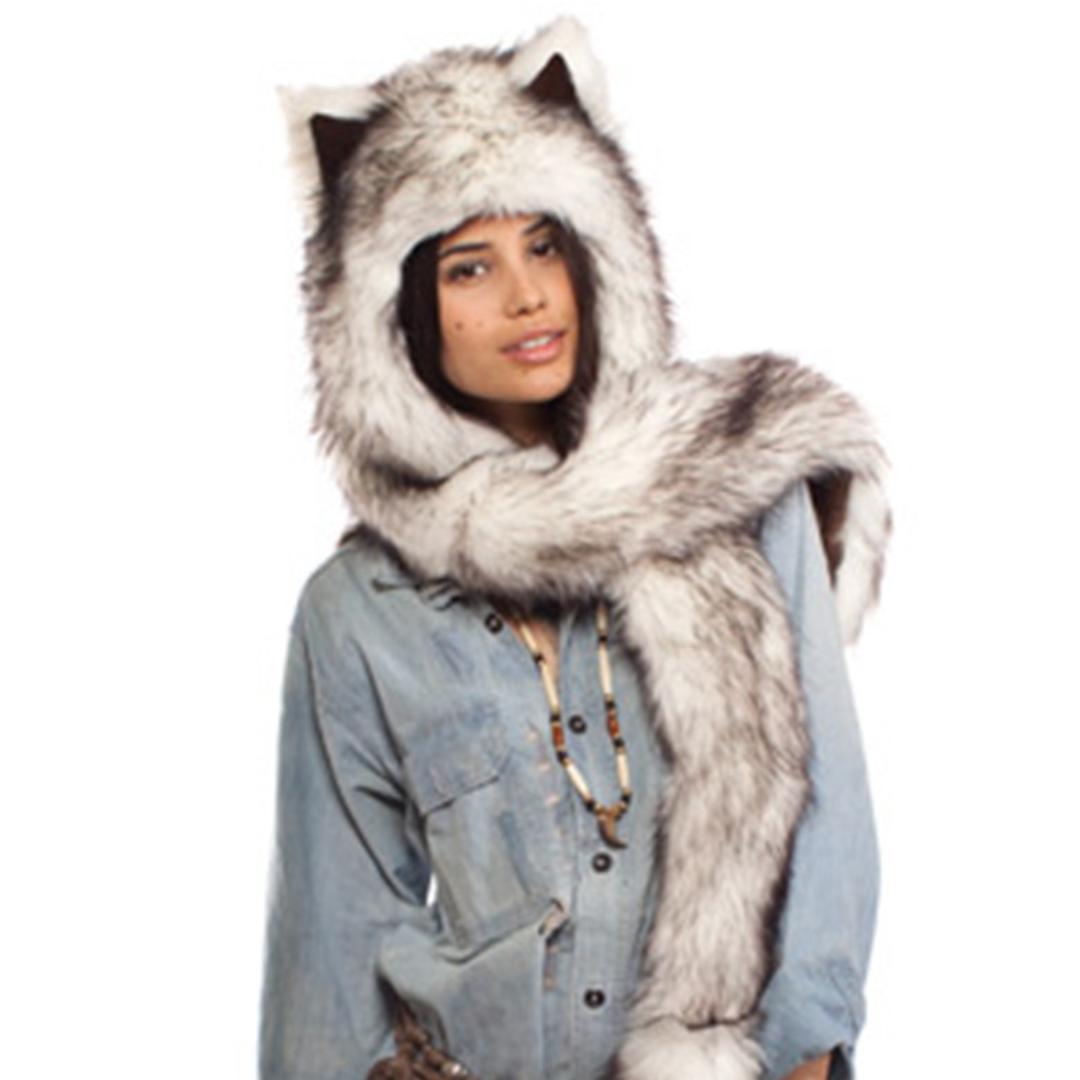 

Шапка из искусственного меха, мультяшная плюшевая шапка, шарф, перчатки, универсальная милая плюшевая шапка