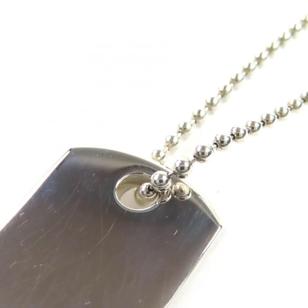 Tolles TIFFANY&Co. Halskettenmacher ID-Tag Kugelkette Anhänger Silber AG925 Herren Gebraucht