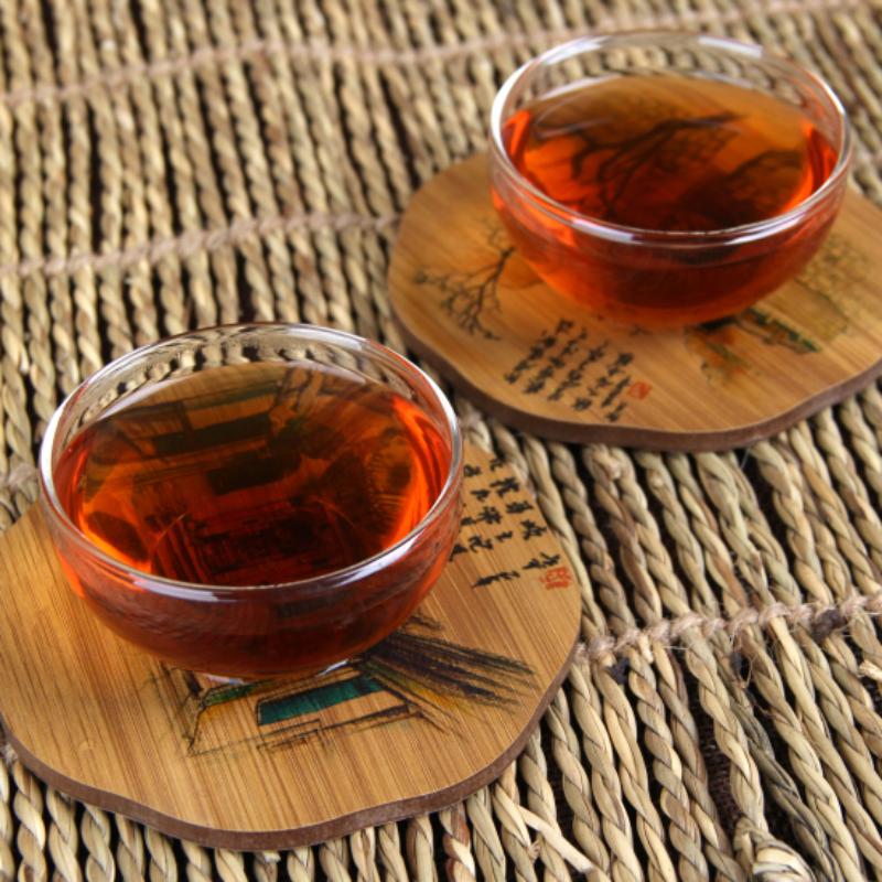 250 г Юньнаньский спелый чай пуэр Мэнхай 2013 г. Приготовленный чай Пуэр 7562 Чай Пуэр — фото 9