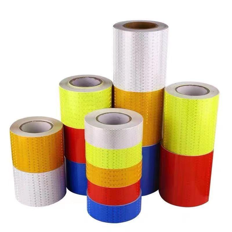 Φθορίζουσα Ανακλαστική Ταινία Ασφαλείας: Πλάτη 5CM, 10CM, 15CM για Νυχτερινή Κυκλοφορία, Προειδοποίηση Αποφυγής Σύγκρουσης