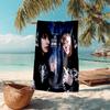 proof beach towel with Sam and Colby pattern - soft,absorbent,quick-drying,machine washable - perfect for swimming,camping,bathing