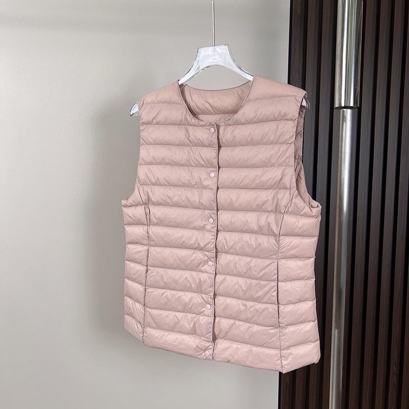 

Женский легкий пуховый жилет - Безрукавный теплый трансформируемый многослойный верхняя одежда M