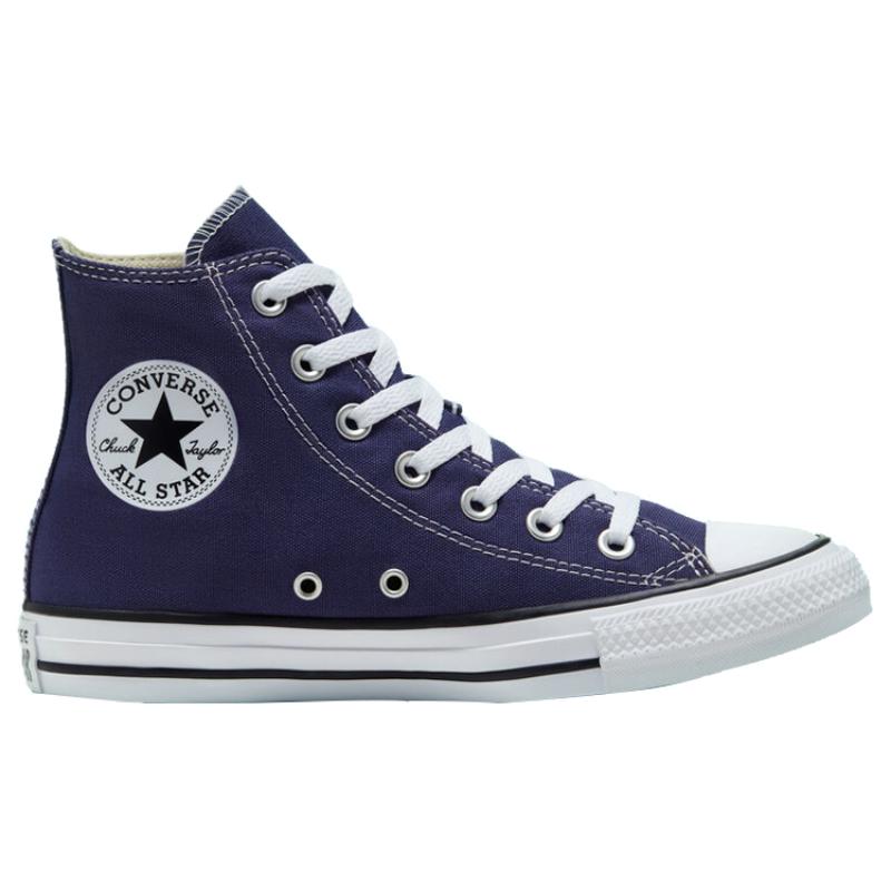 Converse Chuck Taylor All Star Hi Blue Trendy Fashionable Comfortable High-top Canvas Shoes for Both Men and Women In Blue