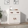 Day and Night - Day and Night Solid White Pine Wood Sideboard 65.5x40x75 Cm