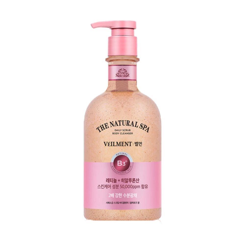 On the Body Spa Black Rose Dead Sea Salt Scrub Wash 600ml