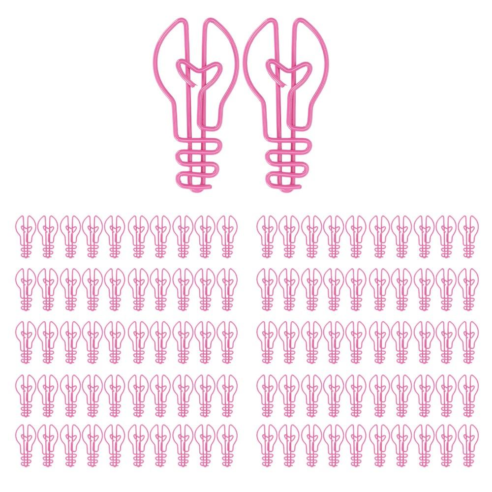 100 st Gula/Rosa Lökformade Gem Lökformade Kontorsgem Bröllopsdekoration