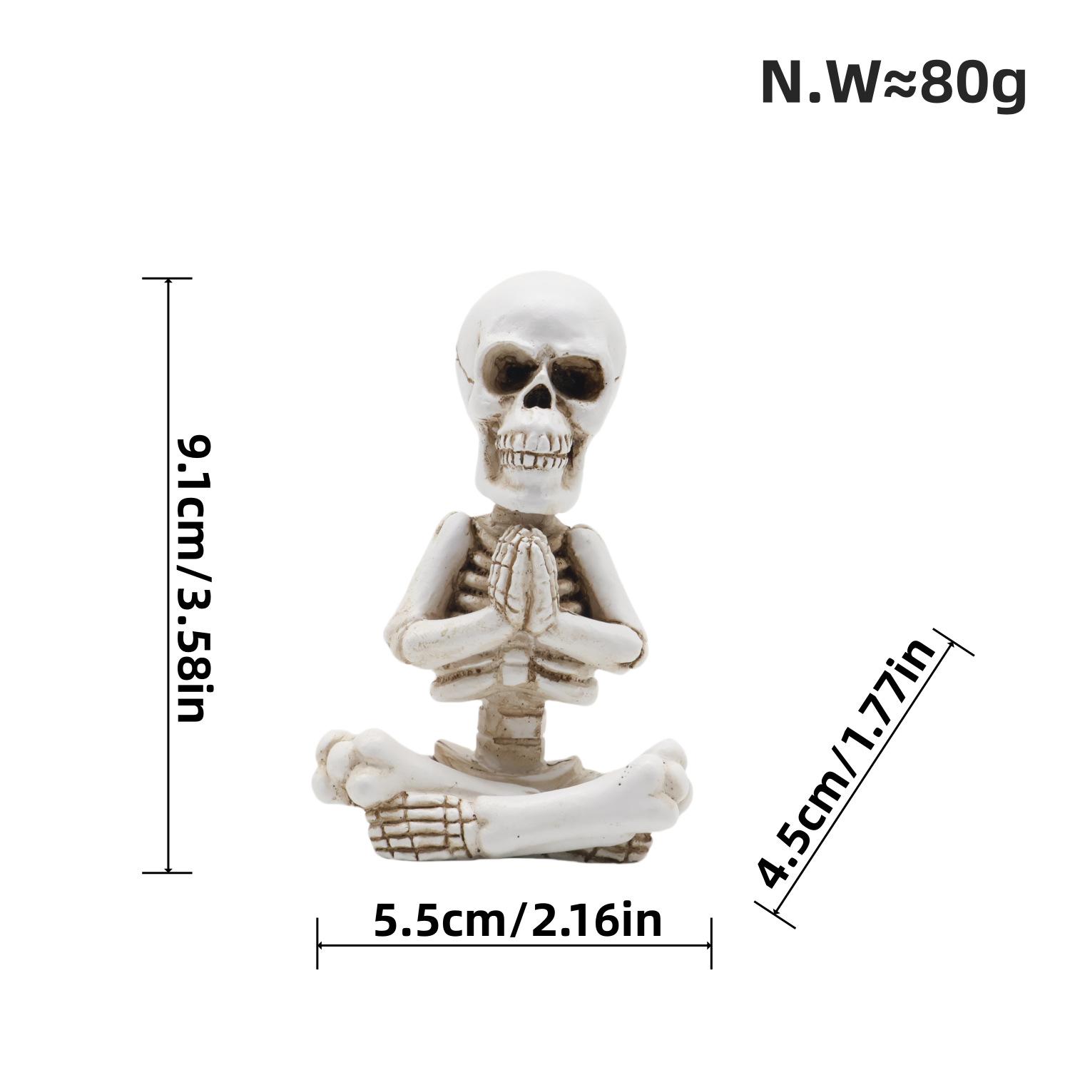 Скандинавский череп ходули поделки из смолы украшения из черепа аранжировка сцены на Хэллоуин поделки из духов фестиваля