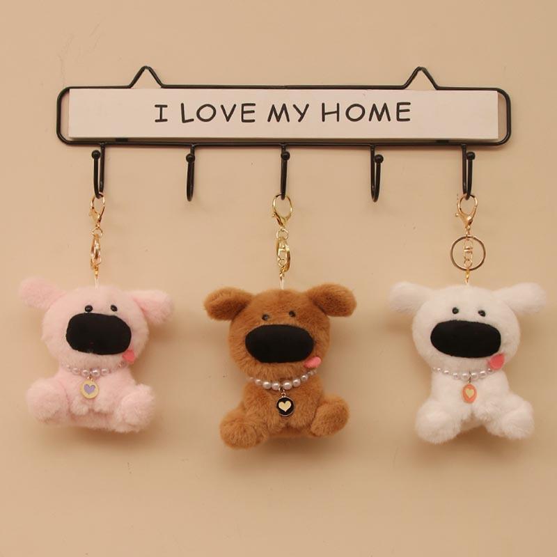 Internet celebrity cute cute big nose west highland dog pendant plush toy doll puppy bag pendant keychain baby