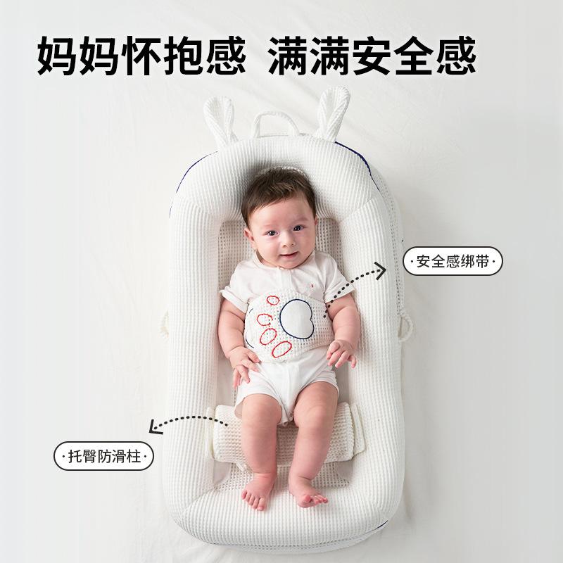 Schrägkissen Baby Anti-Spuckmilch Schrägkissen Anti-Überlauf Milch Erstickung Baby Liegend Schlafen Fütterungsartefakt Neugeborenes Bett-im-Bett