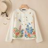 ZANZEA Women Round Neck Long Sleeve Loose Floral Print Blouse