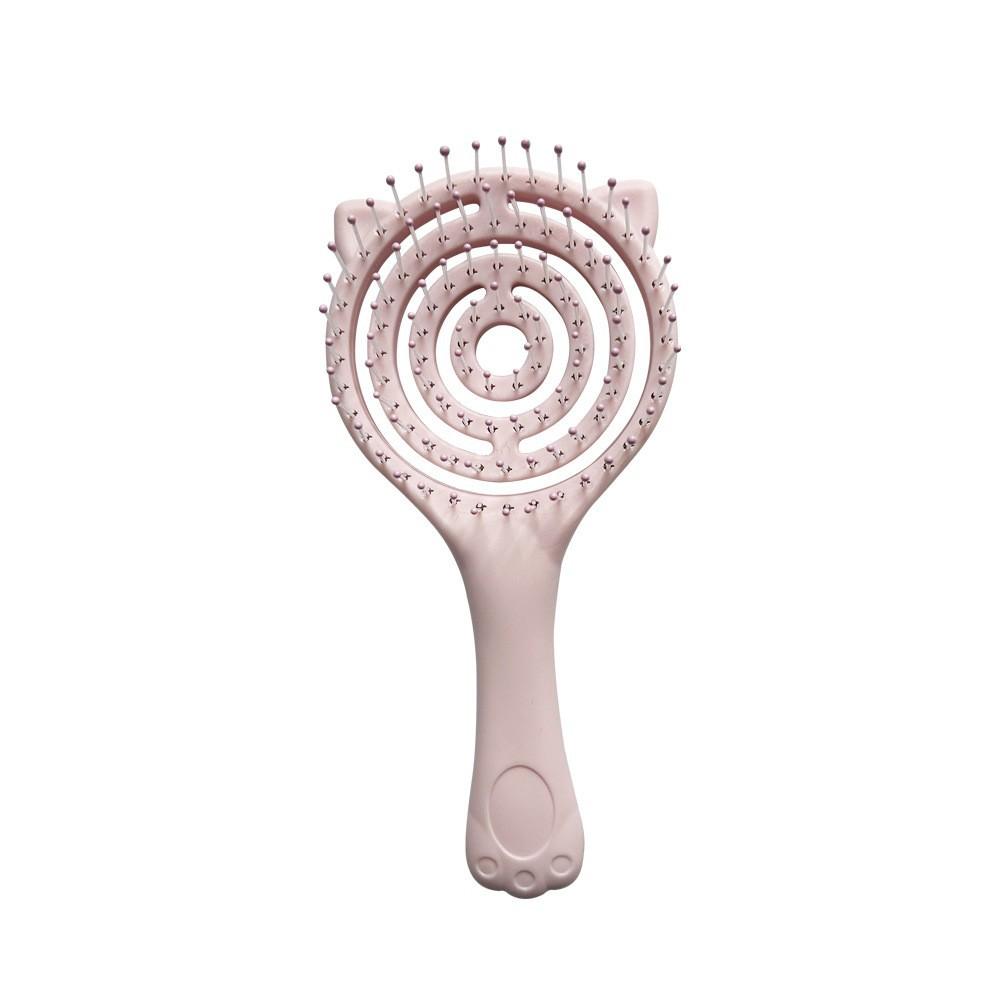 

New Arrival Hair Styling Comb-Hollow-Out Rib Comb & Portable Air Cushion Design, Suitable for Kids,Anti-Tangle, Gentle Grooming