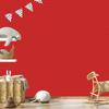 Zigzag Red Wallpaper, Red Background for Living Room and Bedroom 50x1000