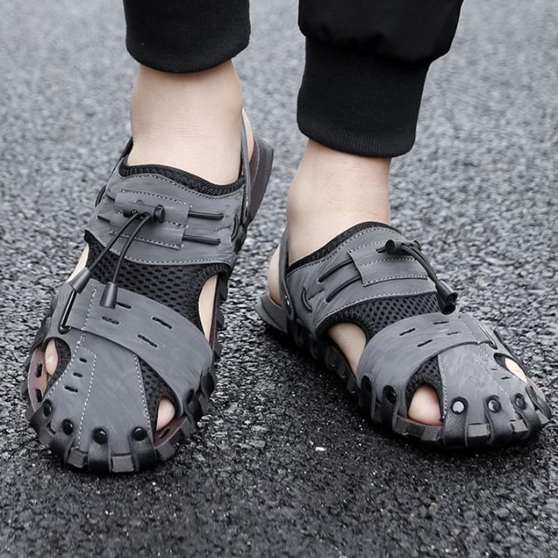 Fashion Rubber Flat Men's Sandal Open Toe Plastic 2024 Styles Adult New Arrival Outdoor Male Shoe Summer Low Price Cheap Liquidation 39