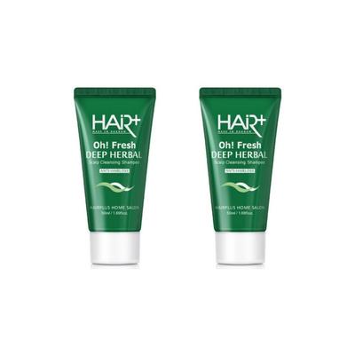 Hair Plus Oh Fresh Deep Herbal Scalp Cleansing Shampoo 50ml*2Pcs/4Pcs/6Pcs