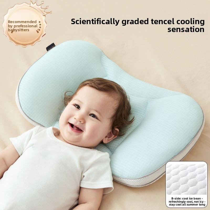 Bestselling Kids' Space Partition Pillow!6 Months-8 Years Old,scientific Cervical Support,breathable Four-season Use,for Infants
