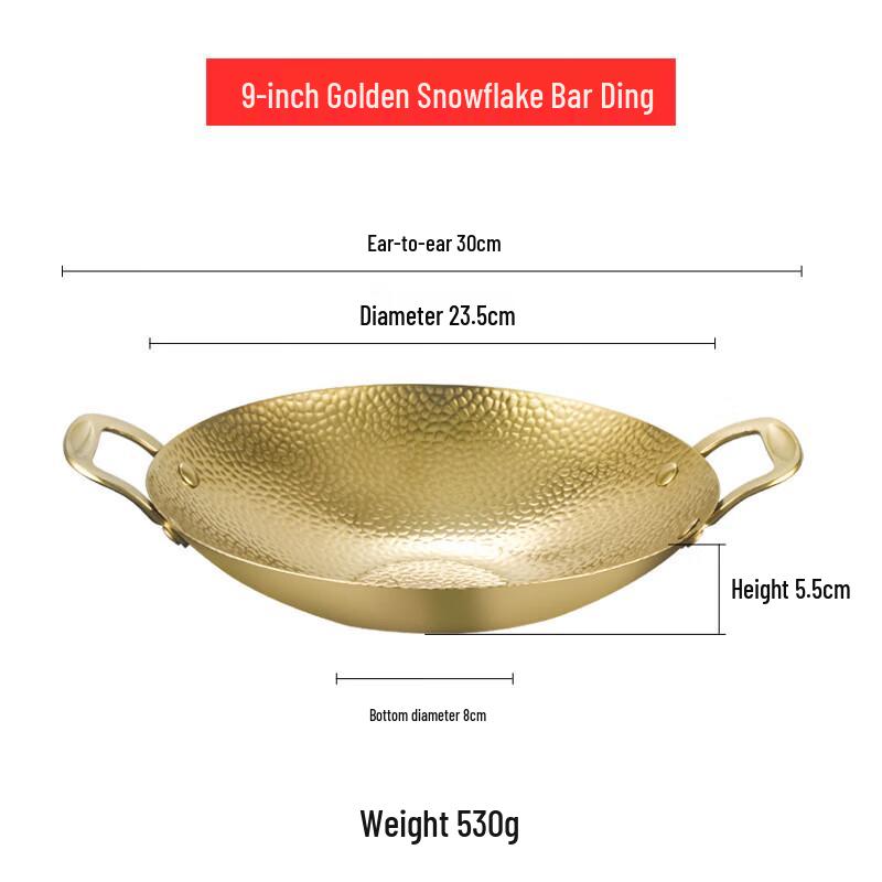 Xiyi Thickened Snowflake Hammered Stainless Steel Pot