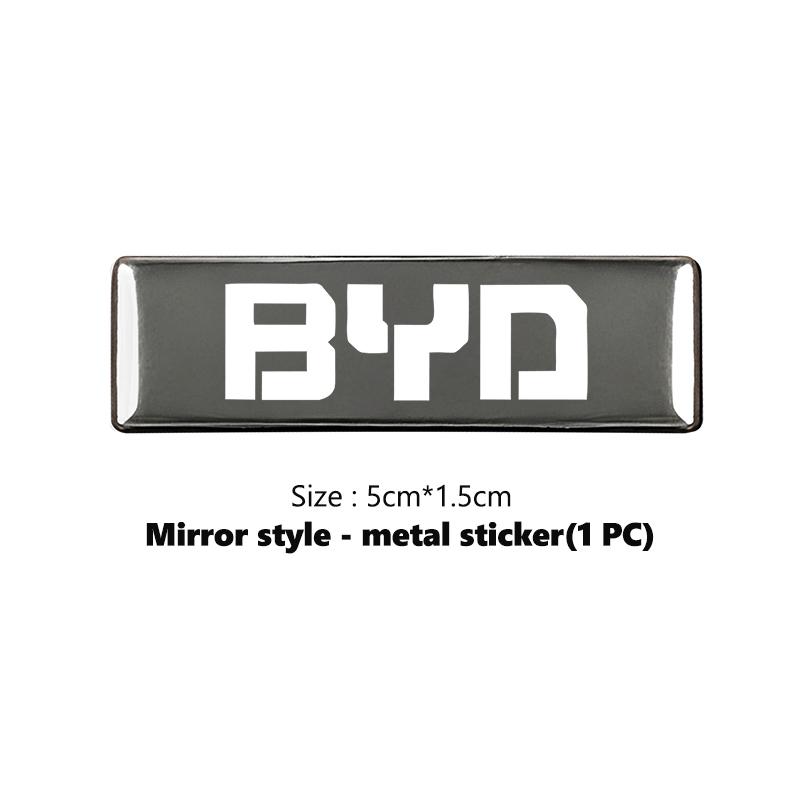 

Car Logo Body Sticker Aluminum Alloy Emblem Auto Stickers For BYD F3 E6 Yuan Plus Atto F0 G3 I3 Ea1 Song Max Tang F3 2din