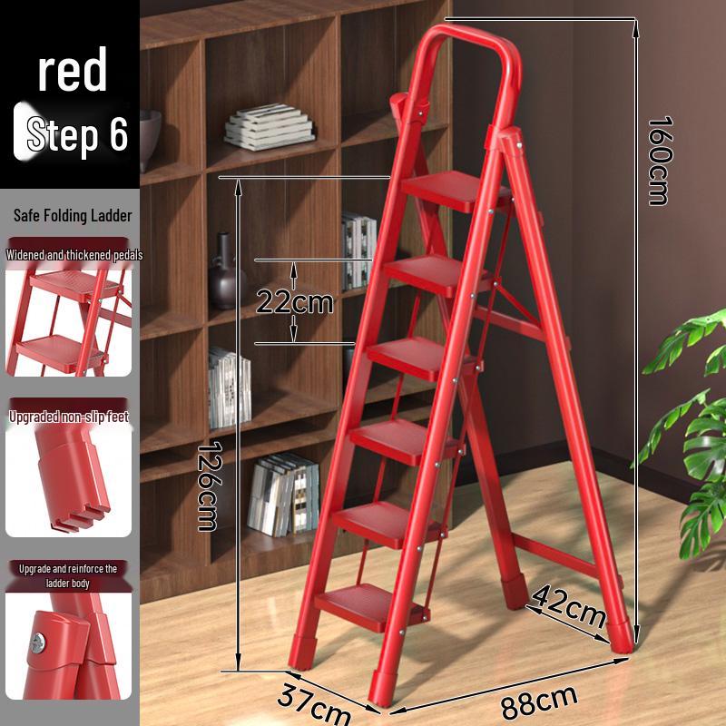 Multifunctional Telescopic Folding A-Frame Ladder – Portable, Lightweight & Indoor Use