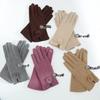 Women's Winter Fingerless Velvet Gloves - Warm, Cute Korean Style for Skiing, Riding, Driving