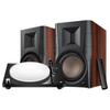 HiVi D300 HIFI Bookshelf Speakers with Lunar Turntable CN Plug (adapter Included)