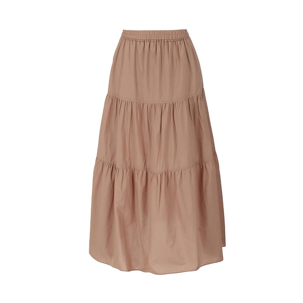 VISITINNEWYORK Tiered Banding Skirt (Vz7Sr14)