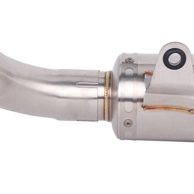 Stainless Steel Front Section for GSX-8R/S Titanium Alloy Exhaust Modification
