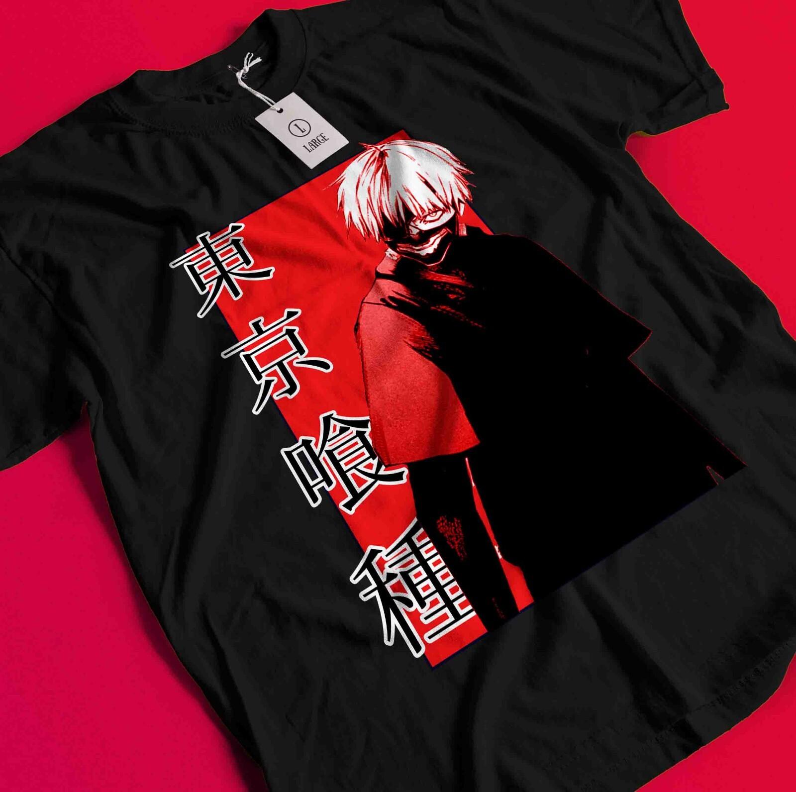 Футболка Tokyo Ghoul Футболка Кен Канеки Футболка Джузо Сузуя Футболка Тоука Киришима Ужасы BB1633 4XL