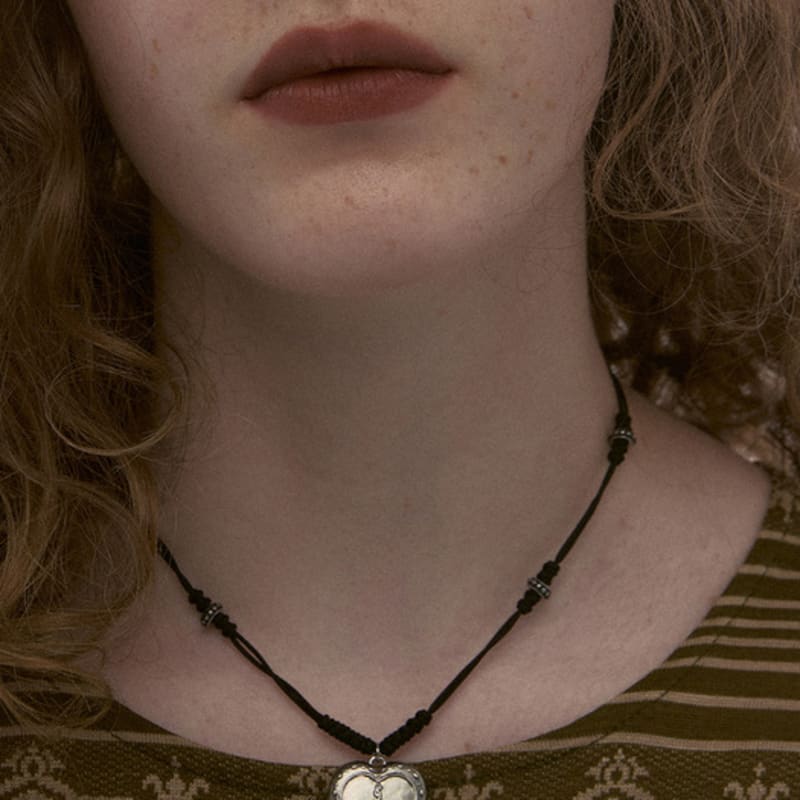 Nff Altar Cord Necklace-black