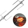 2pcs/set Charcoal Chicken Grill Rotisserie Meat Fork Stainless Steel BBQ Forks Rotisserie BBQ Forks