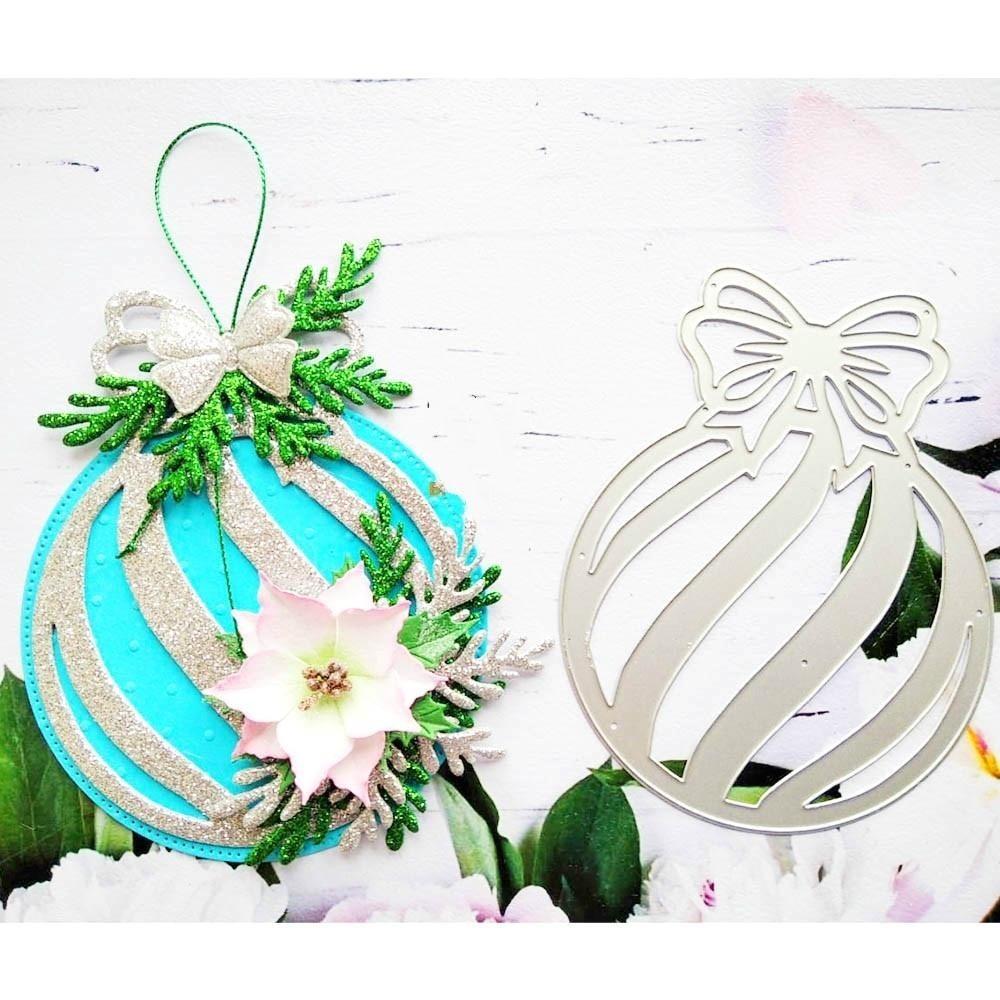 Bow Ball Metal Die Cutting Dies For DIY Scrapbooking Embossing Folder Stencil Photo Album Decorative