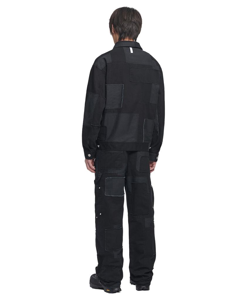 Nomaenyueol Multi Panel Work Pants - Washed Black