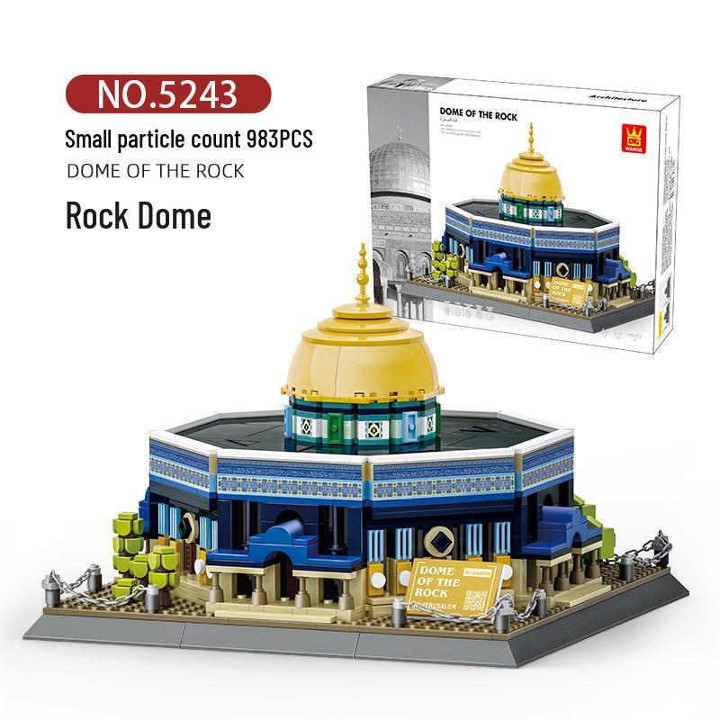 Wange 5218 Yellow Crane Tower Model - Free Shipping & Educational Building Blocks